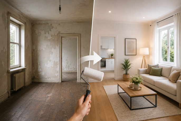 Rekonstrukce nemovitosti: co se před prodejem vyplatí